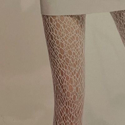 Wolford Cyndi Tights White Large New in Package