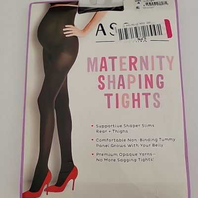 Assets By  Spanx Maternity Shaping Tights, Black. Size 4 (180-220lb 5'4-6')