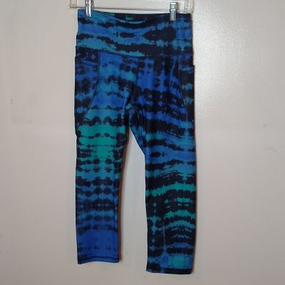 Old Navy active women's size small tie dye workout capris.