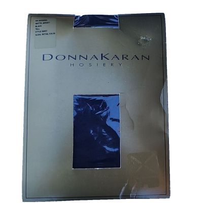 Donna Karan Hosiery Modern Matte Jersey Black Tall Style 0A857 Tights Pantyhose
