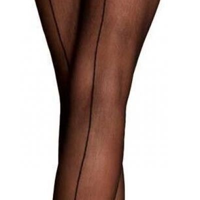 Women's Lace To Sheer Thigh High With Backseam - One Size