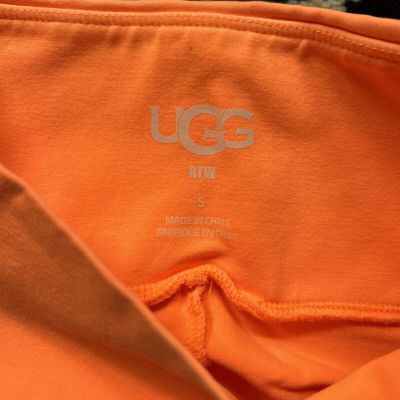 UGG Womens Saylor Athletic Yoga Casual Stretch Leggings Bright Orange Small $78