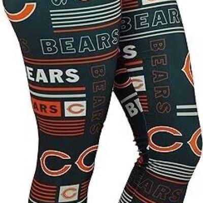 Zubaz NFL Women's Chicago Bears Column 24 Style Leggings