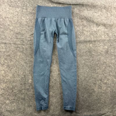 NVGTN Leggings Womens S Blue Pull On Stretch Work Out Gym Yoga Contour Seamless