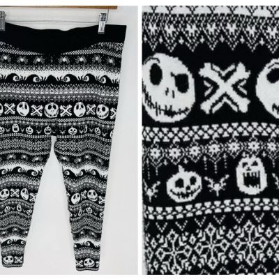 Disney Nightmare Before Christmas Torrid Womens Leggings Size 3 Tim Burton 31x26