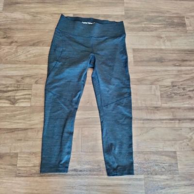 Outdoor Voices Leggings Womens Gray M 3/4 Cropped Warmup Workout Gym
