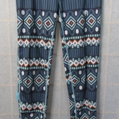 Kari Traa Tribal Designed Yoga Leggings Polyester/Elastane Woman's Pants Size S