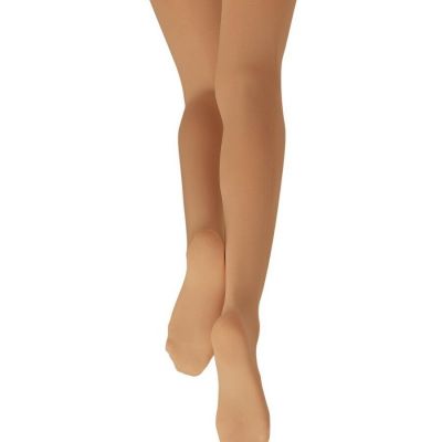 Capezio 251105 WOMEN Hold and Stretch Footed Tights Neutral Size Small