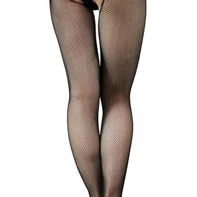 6PCS Lady Sexy Pantyhose Hollow Out Fishnet Sheer Tights High Stockings Black