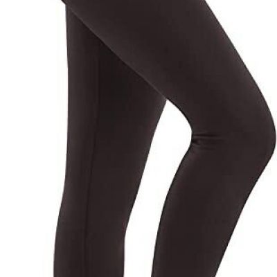 IUGA High Waisted Leggings for Women Workout with Large, Dark Coffee