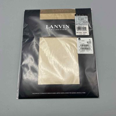 Lanvin Collection Garter Free Beige fashion Stockings LV4502 Mfd By Gunze Japan