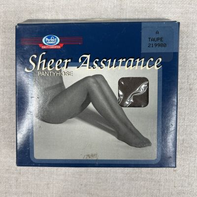 1 Pack Vintage Perfect Choice Deadstock Sheer Assurance Pantyhose Size A Taupe