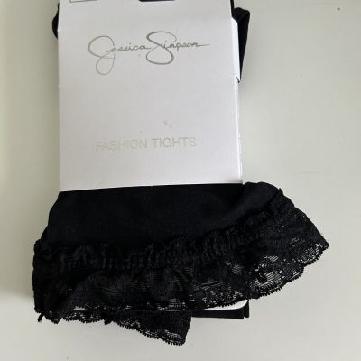 Jessica Simpson Fashion Tights, Black, Size S/M, NEW