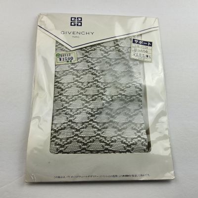 Vintage Givenchy Paris Lace Support Pantyhose Japan Size M-L