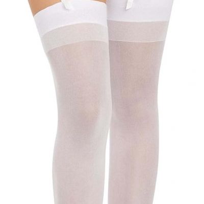 Dreamgirl Women's Sheer Thigh High Pantyhose Hosiery Nylons Stockings with Co...