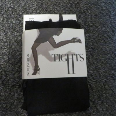 Nordstrom Black  TIGHTS  SIZE PLUS  NEW   SAME DAY SHIP MENT