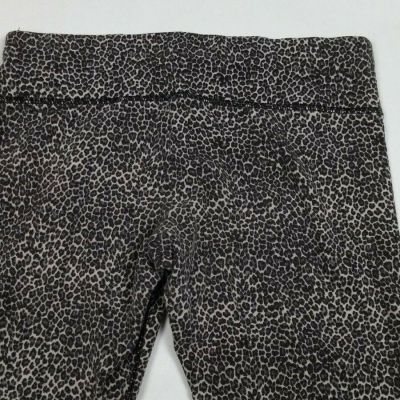 NEW YORK & CO. Women's Leggings Small Brown Leopard Print