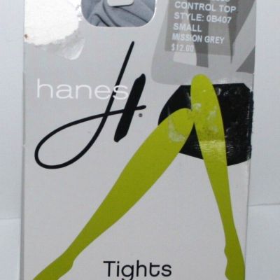 Hanes Women's Tight with Control Top 0B407 Mission Grey Size Small