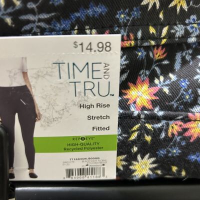New!TimeAndTru Women's Fashion Jegging Pants Fitted Stretch. Size M(8-10). Cute!