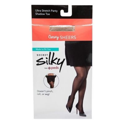Secret Silky by Peds Curvy Sheers Ultra Stretch Pantyhose (3 Pack)