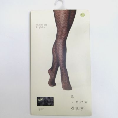 A New Day Women's Rattan Pattern Tights Size Medium / Large