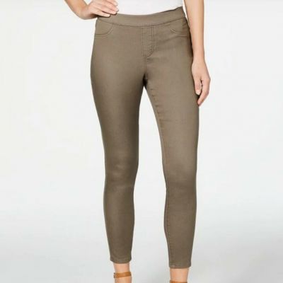 STYLE & COMPANY Womens Gray Stretch Pull-on Mid Rise Seamed Skinny Leggings S