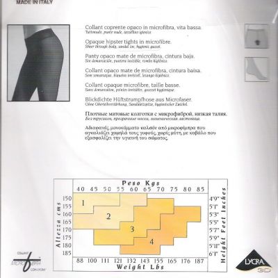 Italian Filodoro Clio 50 Pantyhose/Tights. Sheer. Top Quality. All Sizes/Colors