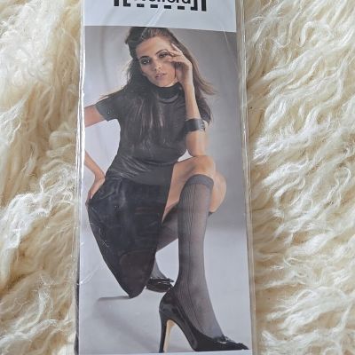 Wolford BRIT CHIC Knee Highs Toffee/black Medium