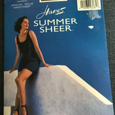 New Hanes Summer Sheer Thigh High stockings E52 sz AB “Barely There”
