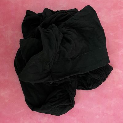 Black Sheer Pantyhose Stockings Matte Nylon Pin-Up Retro Women's Regular