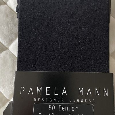 Pamela Mann Designer Legwear 50 Denier Tights Pantyhose Black One Size