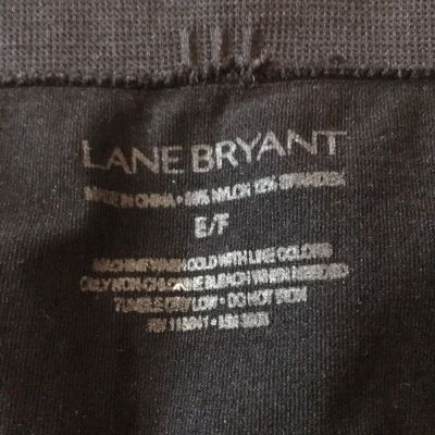 Plus Size Ultra High-Waist Shaping Leggings Seamless Size: E-F Black Lane Bryant