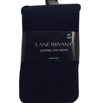 Lane Bryant Control Top TIghts Black Stripes, 1 Pair, Size A/B, Free Shipping