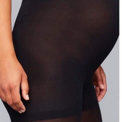 A Pea In The Pod Blackout Opaque Tights 82852 Size B 5’2”-5’10” 130-180Ibs New