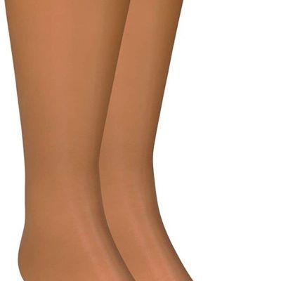 NuVein Sheer Compression Stockings for Women Fashion Silky Sheen Denier Knee Hig