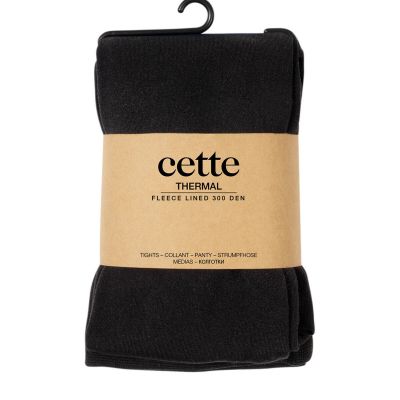 Cette Premium Footed Superfine Fleece Lined Tights - Panthose, Warm Footed  M/L