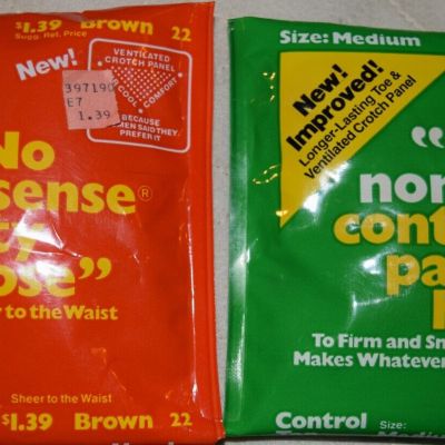 Lot of 2 no nonsense panty hose