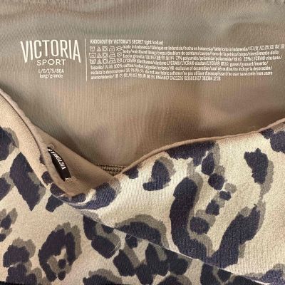 Victoria's Secret Victoria Sport Knockout Cheetah Leopard Print Leggings Large