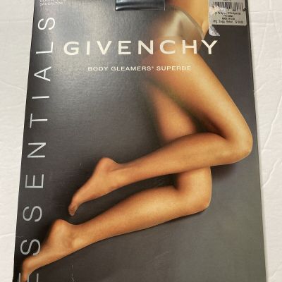 Givenchy body gleamers shimmery pantyhose Jet Black, size: C