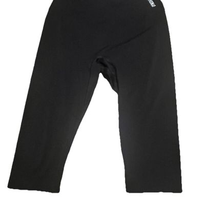 Gymshark Women's High Rise Leggings Large Black Cropped EUC Workout