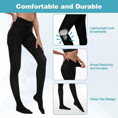 Compression Stockings Pantyhose 20-30 mmHg Support Varicose Veins Men Women Hose