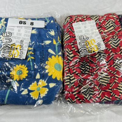 4 Pair of One Size LuLaRoe Buttery Soft Workout Yoga Leggings OS 8