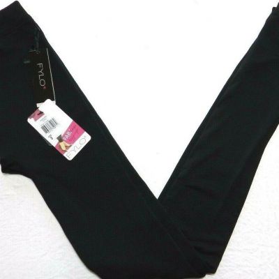 fleece lined tights FYLO size SMALL black pull on NEW (ln69)