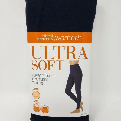 Blissful Benefits by Warner's Ultra Soft Fleece Lined Footless Tights