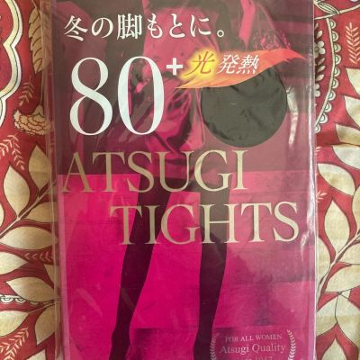 atsugi japanese women 2pair tights stocking size M-L 80 Denier made in japan