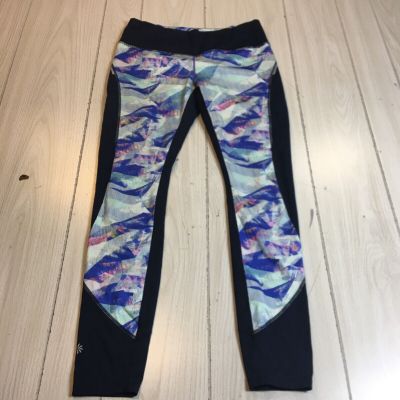 Athleta Luminous Power Peak Leggings Workout Yoga Pants Sz Medium