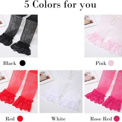 Women's Premium Silky Soft Lace Top Thigh High Stocking - Versatile - One Size