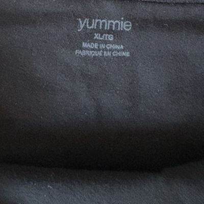Yummie by Heather Thomson Women Black Leggings L/XL 26