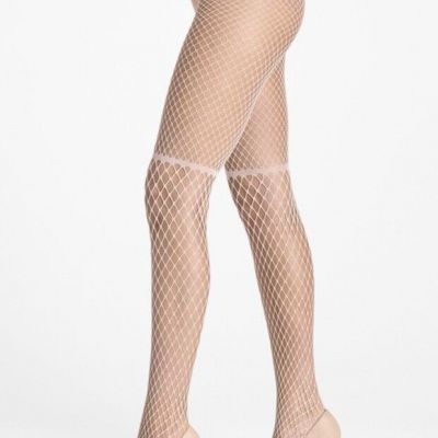 Wolford Early Haze Petal Rose Fishnet Tights. Small. NEW! SOLD OUT!