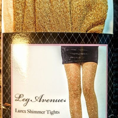 ????PLUS SIZE LEG AVENUE Lurex Shimmer Tights Hosiery Adult ????SALE????